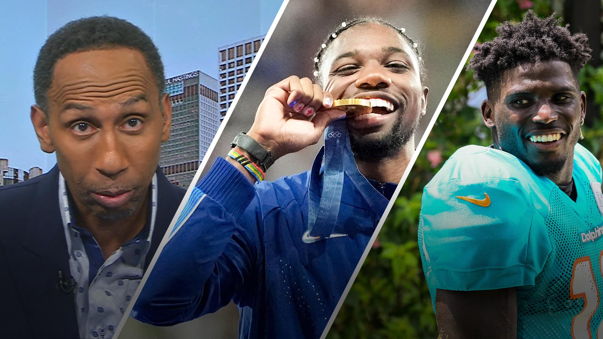 Michael Johnson Weighs In: Tyreek Hill Vs. Noah Lyles – A Track & Field Debate Michael Johnson Weighs In: Tyreek Hill Vs. Noah Lyles – A Track & Field Debate