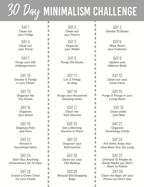 Minimalism In 30 Days: A Step-by-Step Approach Minimalism In 30 Days: A Step-by-Step Approach