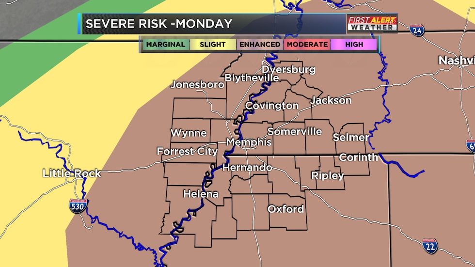 Monday Severe Weather: Increased Storm Chance Overnight Monday Severe Weather: Increased Storm Chance Overnight