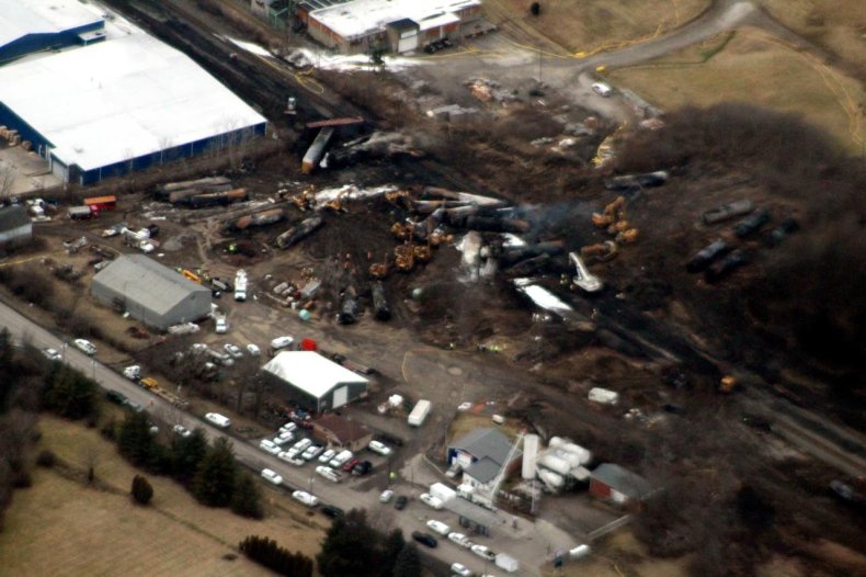 Months After Ohio Derailment, Toxic Chemicals Still Present In Buildings Months After Ohio Derailment, Toxic Chemicals Still Present In Buildings