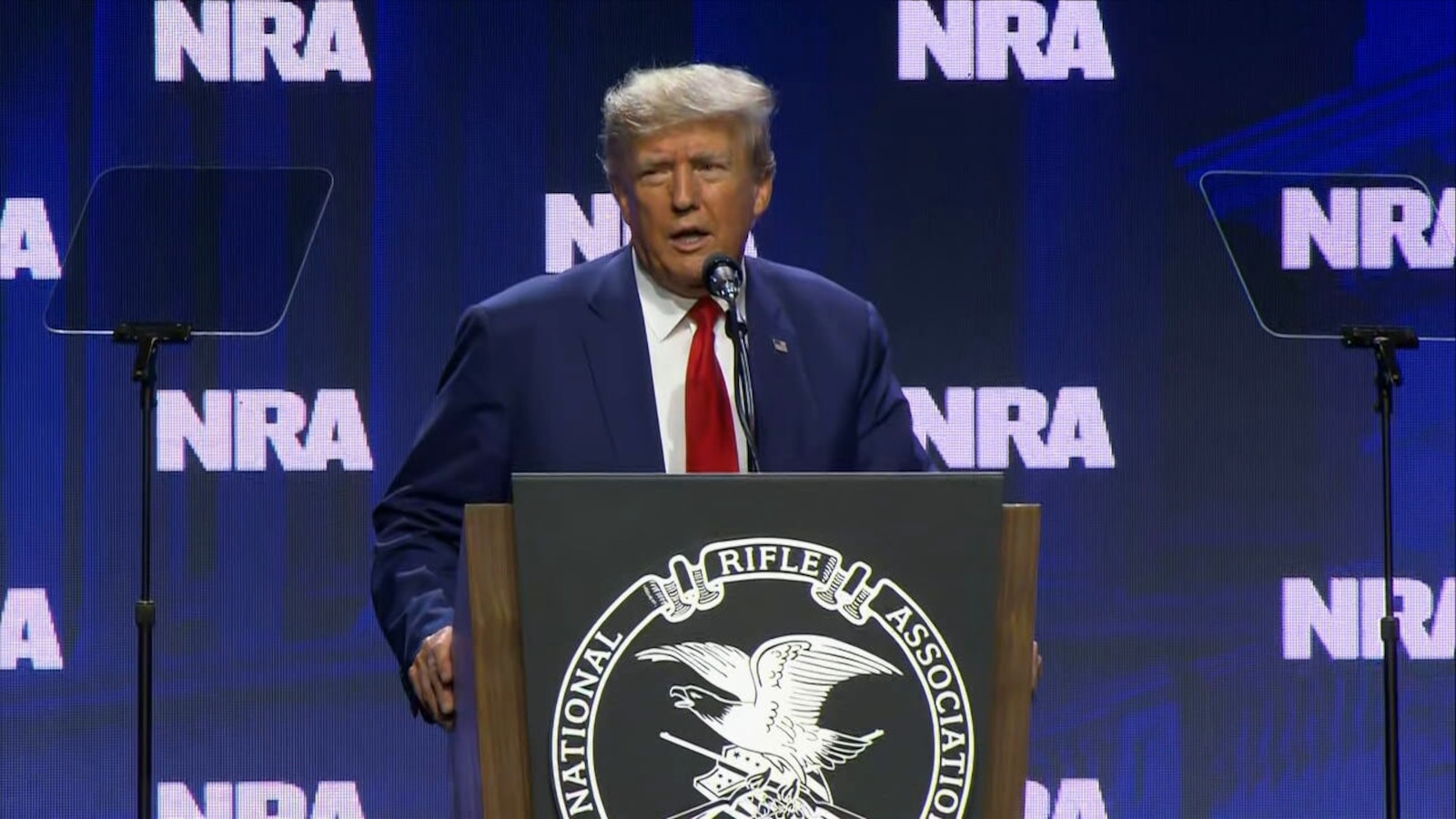 Muted Political Presence Marks NRA Convention In Atlanta Muted Political Presence Marks NRA Convention In Atlanta