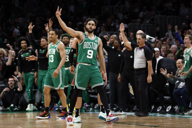 NBA Playoffs: Celtics' Tatum And Brown Suit Up For Game 3, Holiday Out NBA Playoffs: Celtics' Tatum And Brown Suit Up For Game 3, Holiday Out