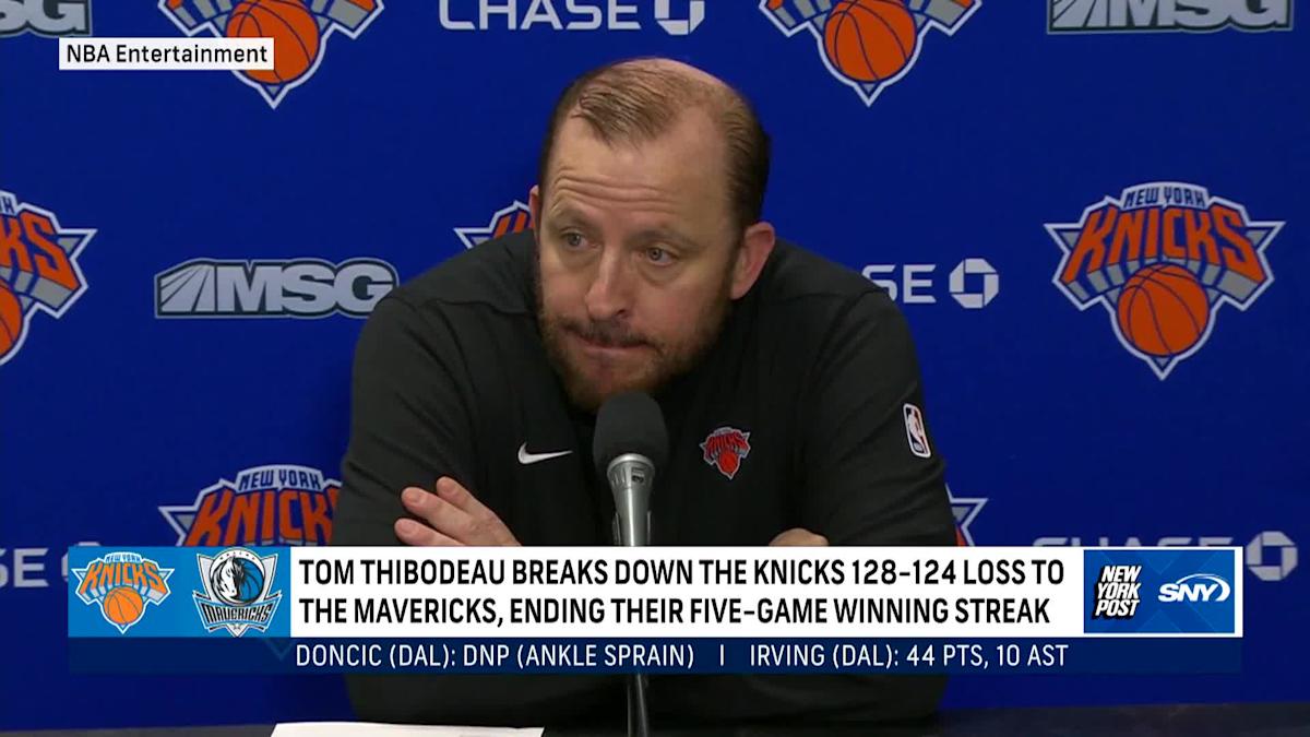 New York Knicks Suffer 37-Point Loss; Thibodeau Calls For Improved Resolve New York Knicks Suffer 37-Point Loss; Thibodeau Calls For Improved Resolve