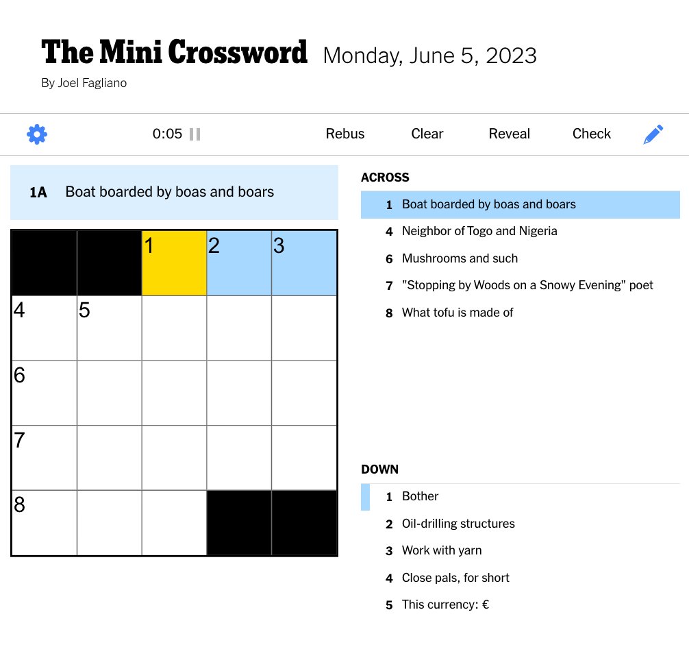 NYT Mini Crossword Today: Hints And Answers For February 26, 2025 NYT Mini Crossword Today: Hints And Answers For February 26, 2025