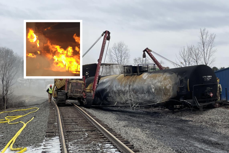 Ohio Derailment: Investigation Into Lingering Toxic Chemicals In Buildings Ohio Derailment: Investigation Into Lingering Toxic Chemicals In Buildings