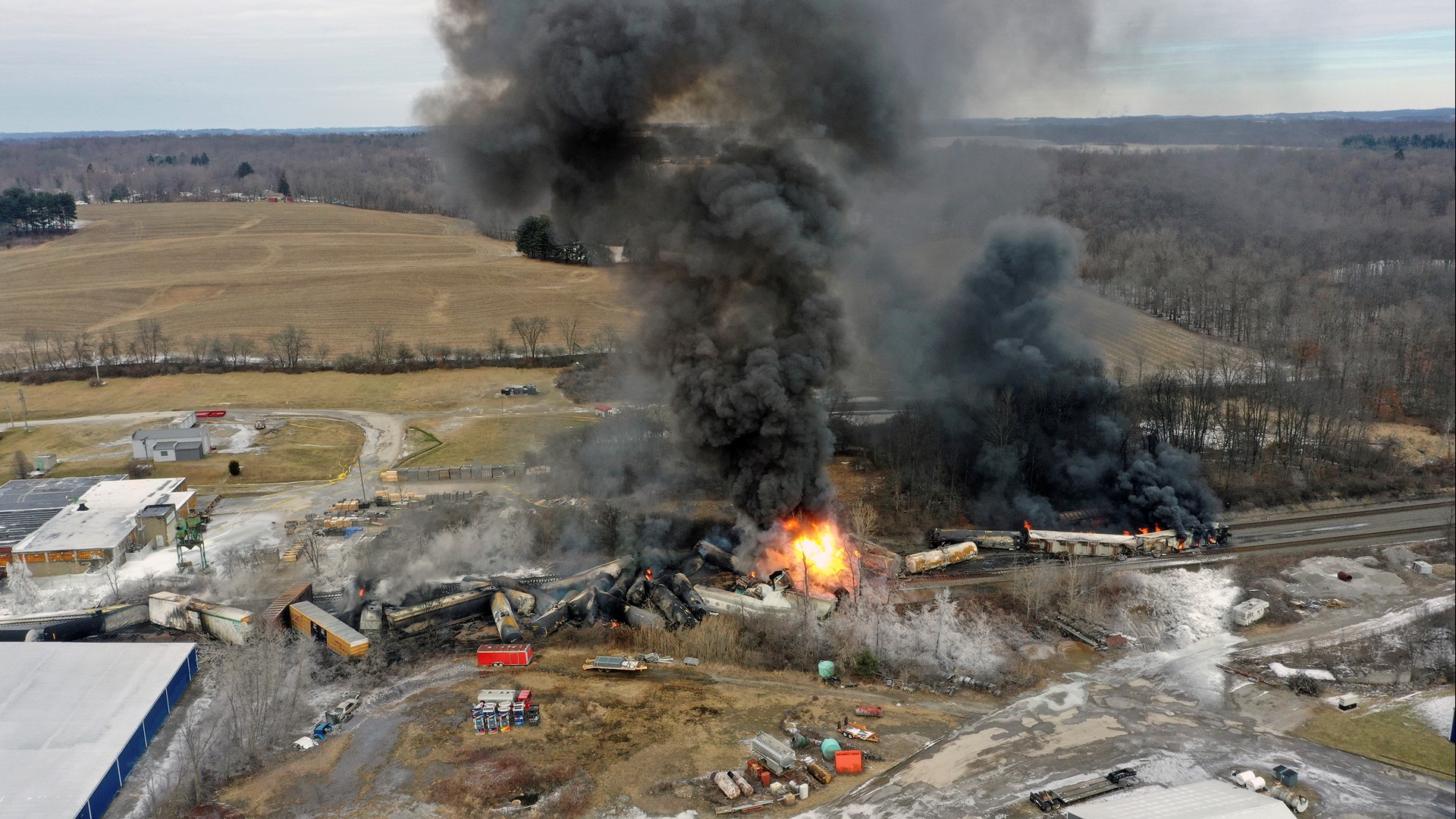 Ohio Derailment's Aftermath: Persistent Toxic Chemicals In Buildings Ohio Derailment's Aftermath: Persistent Toxic Chemicals In Buildings