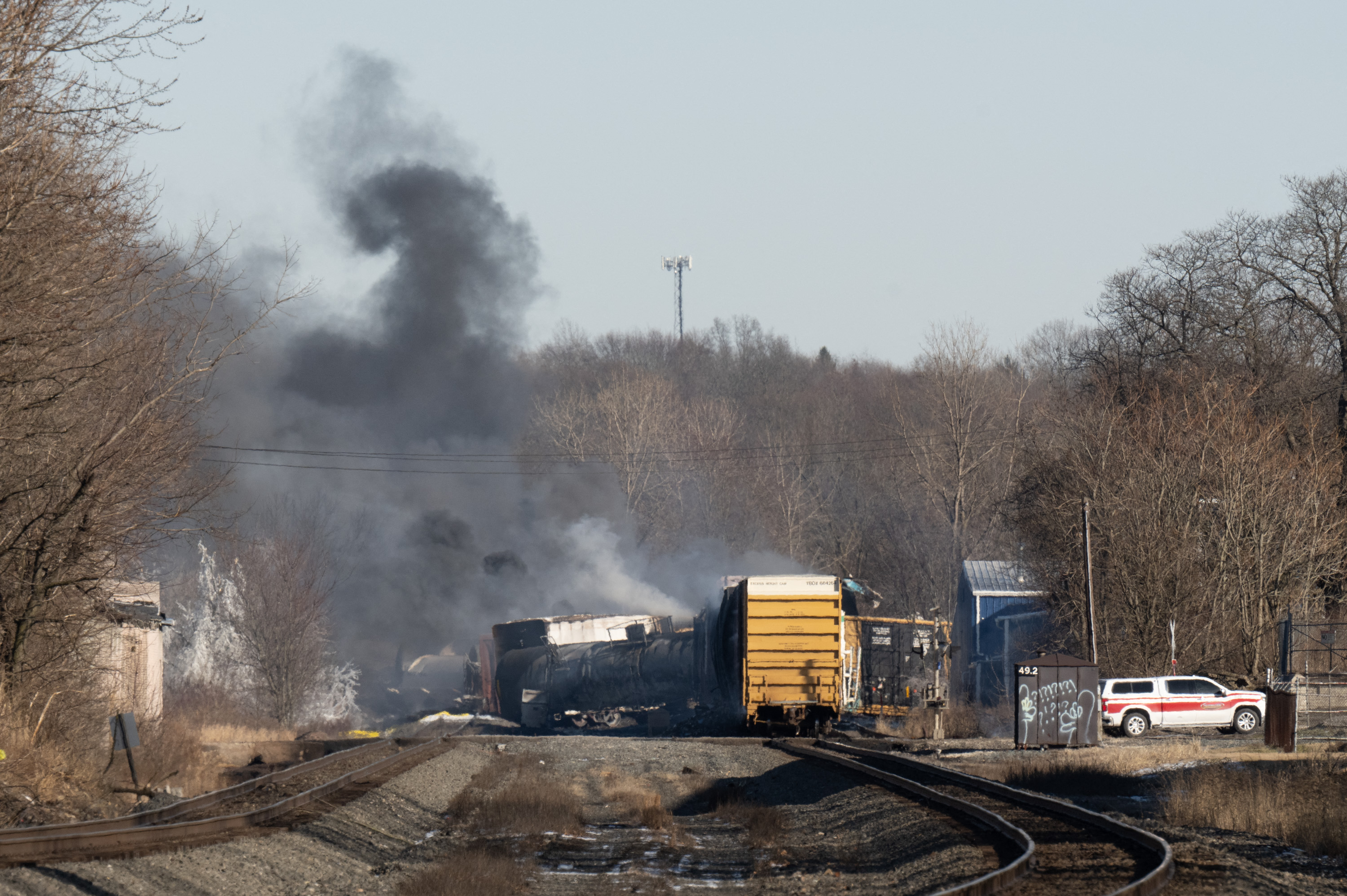 Ohio Train Derailment: Toxic Chemical Residue In Buildings For Months Ohio Train Derailment: Toxic Chemical Residue In Buildings For Months