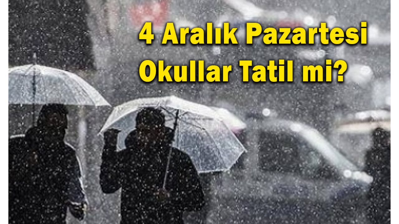 Okullar Pazartesi Tatil Mi İstanbul'da? Güncel Bilgiler Okullar Pazartesi Tatil Mi İstanbul'da? Güncel Bilgiler