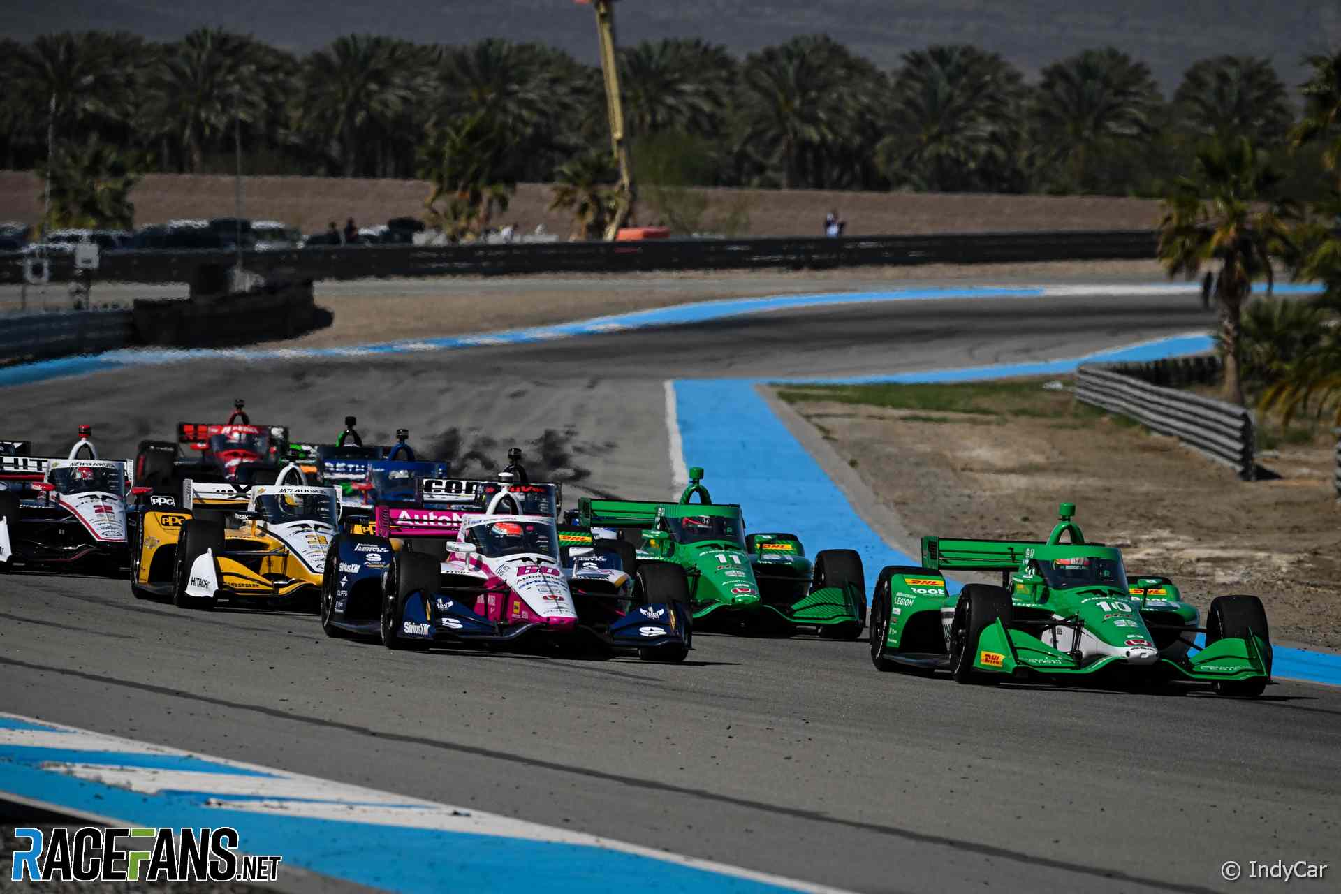 Palou Fastest In Thermal Club Pre-Race Warm-up, Dixon Close Behind Palou Fastest In Thermal Club Pre-Race Warm-up, Dixon Close Behind