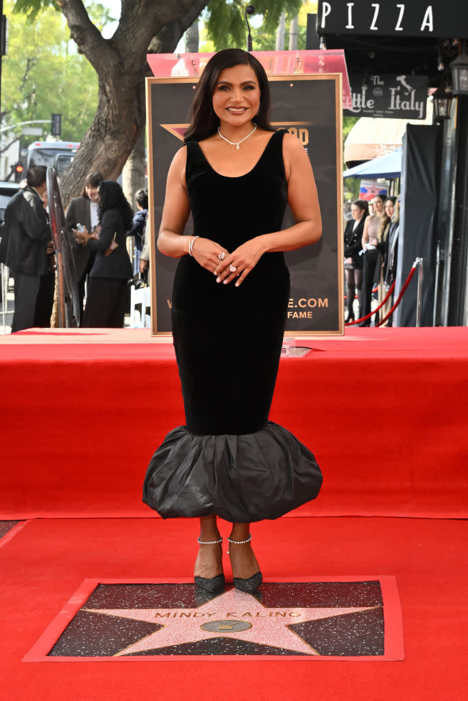 Peplum Perfection: Mindy Kaling's Walk Of Fame Style Peplum Perfection: Mindy Kaling's Walk Of Fame Style