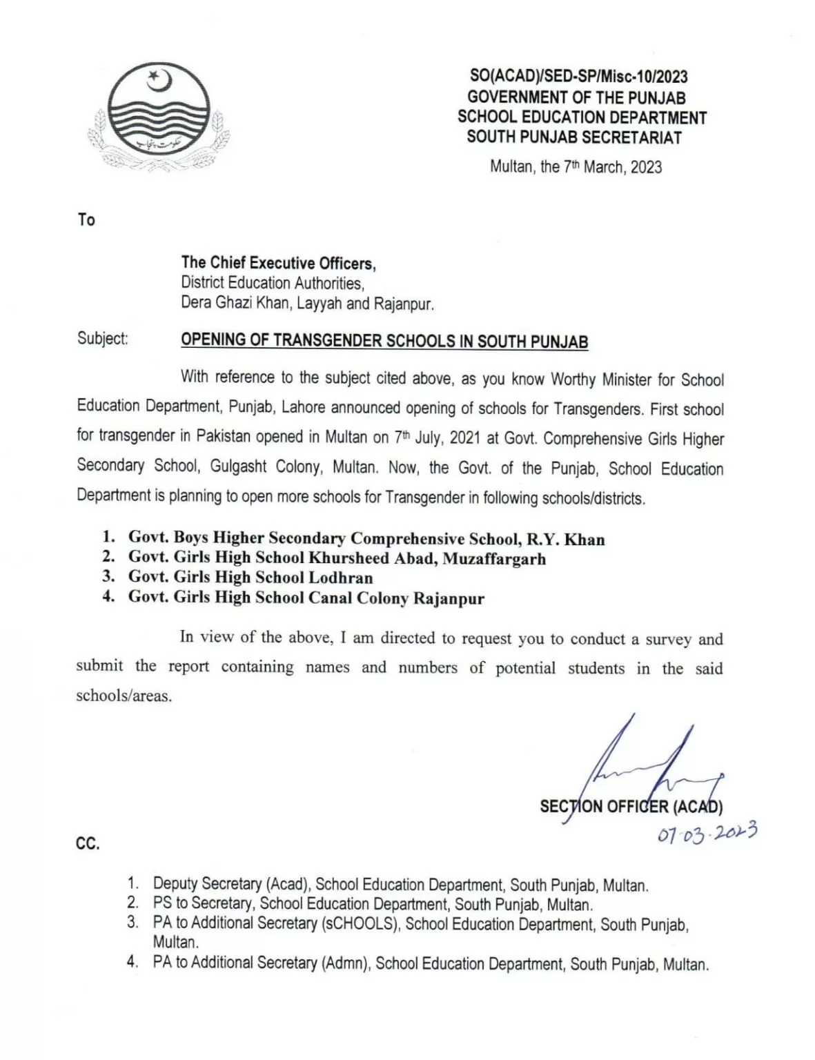 Punjab Government Announces Skill Development Program For Transgender Community Punjab Government Announces Skill Development Program For Transgender Community