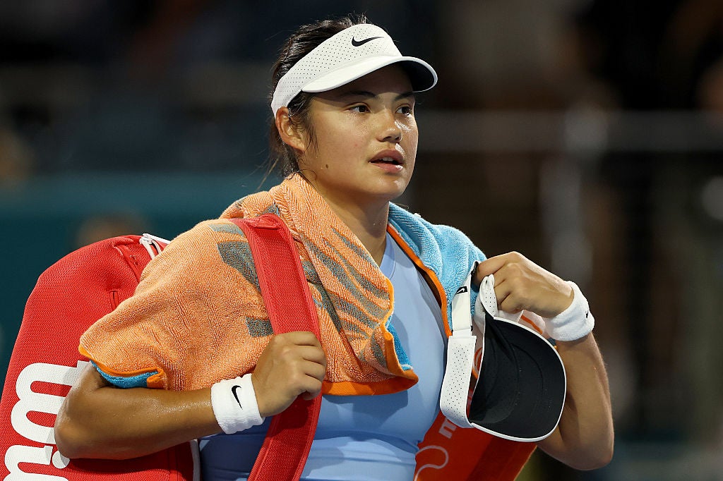 Raducanu Reaches Miami Open Quarterfinals Raducanu Reaches Miami Open Quarterfinals