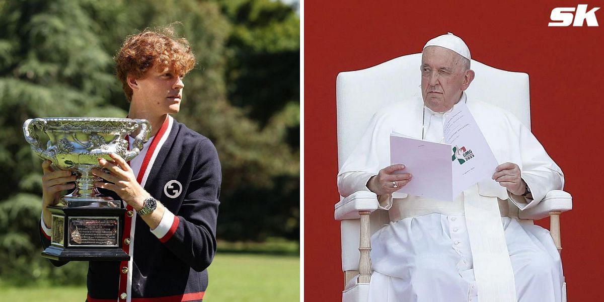 Rare Photo: Tennis Star Jannik Sinner Meets Pope Leo XIV Rare Photo: Tennis Star Jannik Sinner Meets Pope Leo XIV
