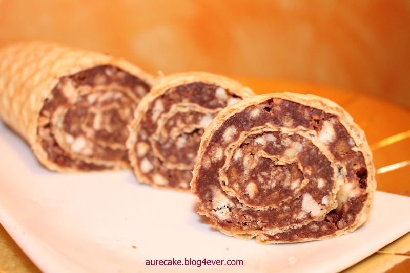 Recette Authentique : Salami Au Chocolat À La Française Recette Authentique : Salami Au Chocolat À La Française