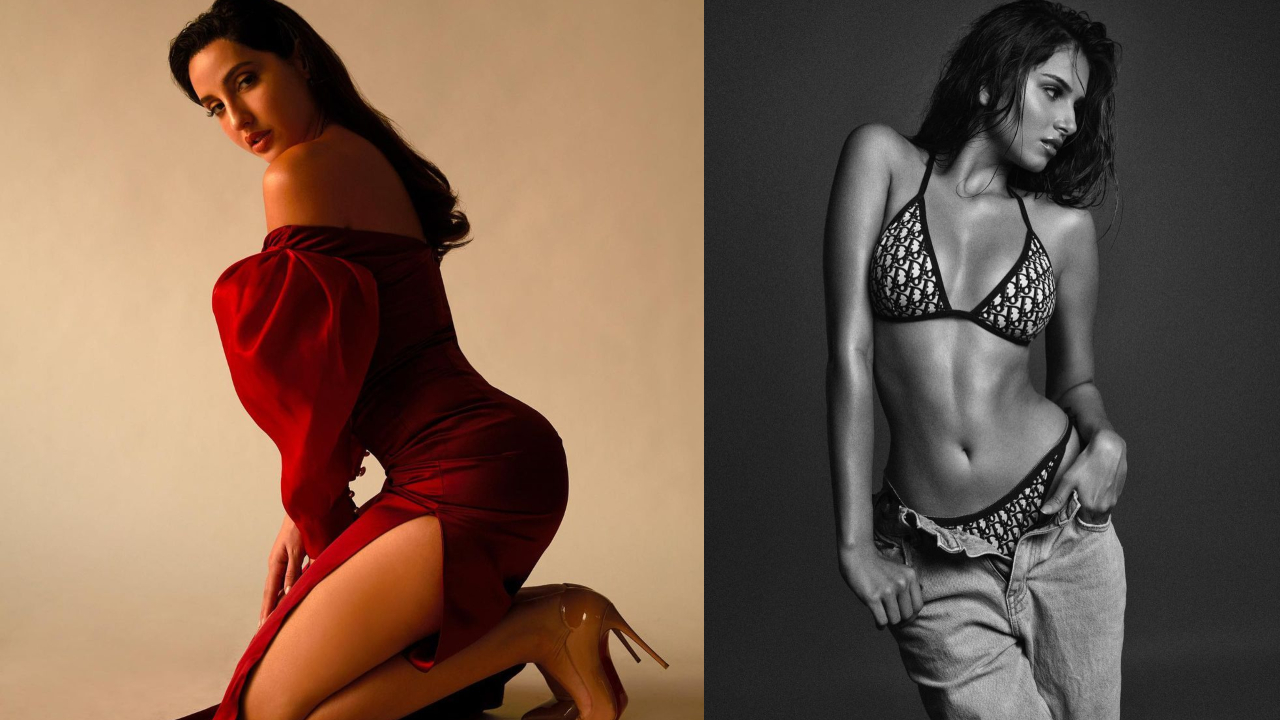 Red Hot: Nora Fatehi's Beach Bikini Photos Go Viral