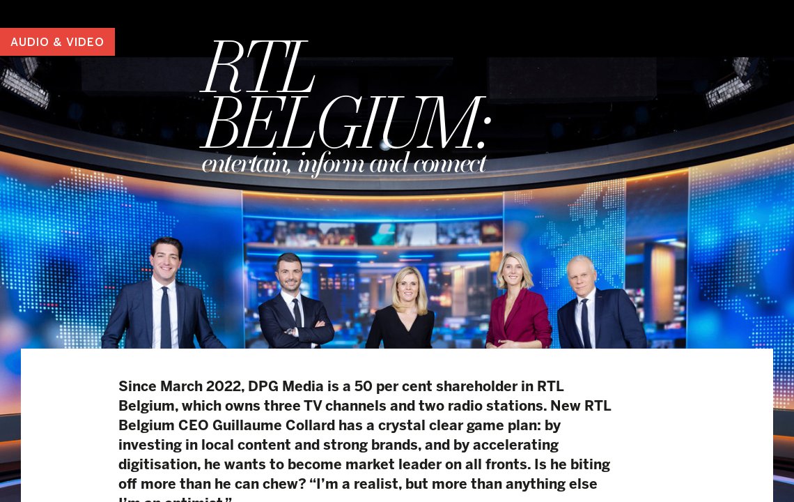 Regulatory Green Light Expected For RTL's Sale To DPG Media Regulatory Green Light Expected For RTL's Sale To DPG Media
