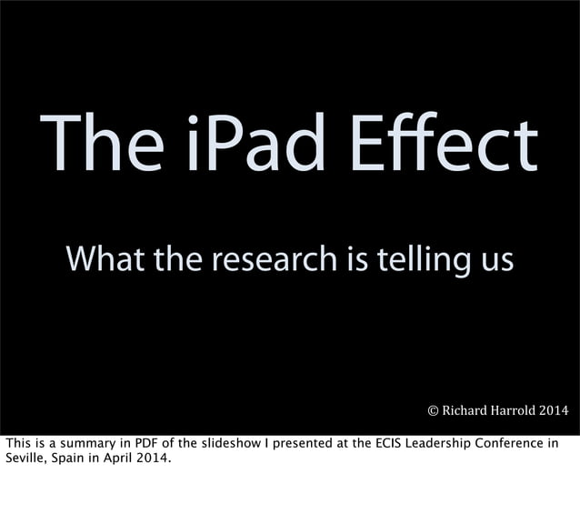 Rented IPads: A Practical Solution For Better Conference Networking Rented IPads: A Practical Solution For Better Conference Networking