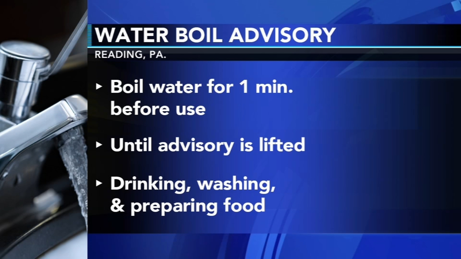 Robinson, Brown County Under Boil Water Advisory Robinson, Brown County Under Boil Water Advisory