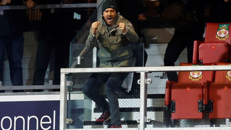 Ryan Reynolds Celebrates Wrexham AFC's Historic Promotion To The Football League Ryan Reynolds Celebrates Wrexham AFC's Historic Promotion To The Football League