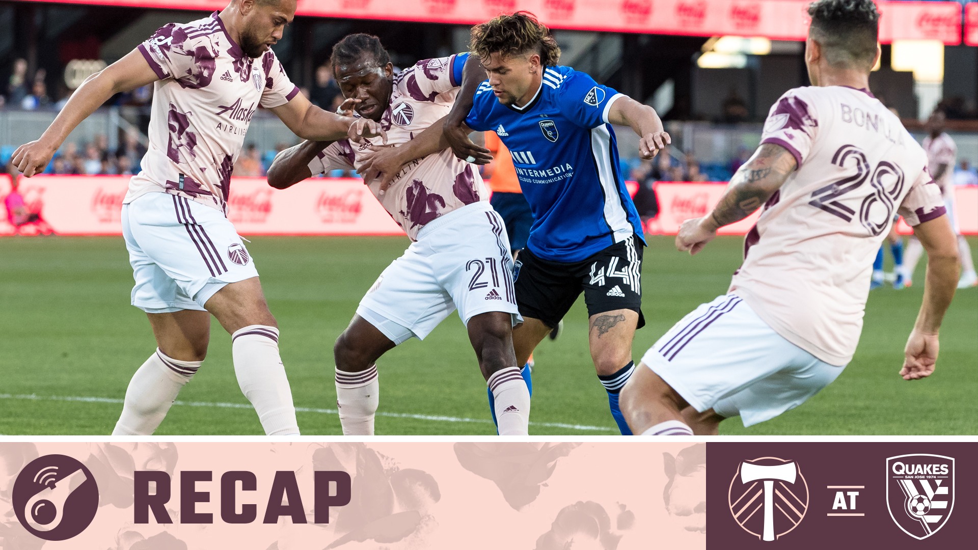 San Jose Earns Victory, Ending Portland Timbers' Seven-Game Streak San Jose Earns Victory, Ending Portland Timbers' Seven-Game Streak