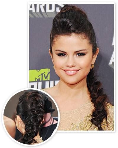 Selena Gomez's Edgy Look: Black Boots And Leather Dress Selena Gomez's Edgy Look: Black Boots And Leather Dress