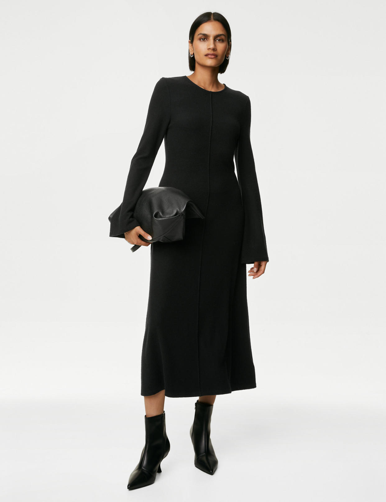 Shop Cat Deeley's Midi Dress From Marks & Spencer Shop Cat Deeley's Midi Dress From Marks & Spencer