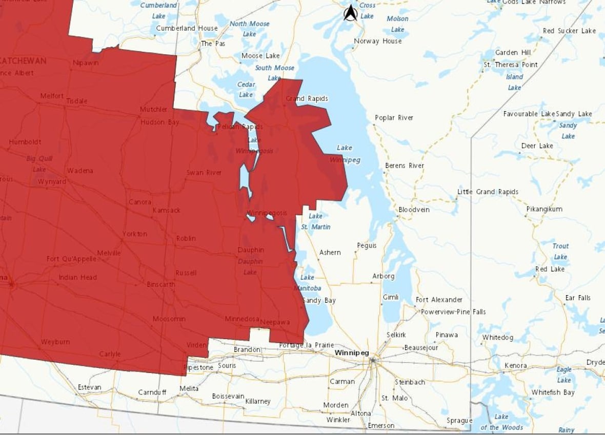 Significant Snowfall Warning For Western Manitoba: Up To 20 Cm Tuesday Significant Snowfall Warning For Western Manitoba: Up To 20 Cm Tuesday
