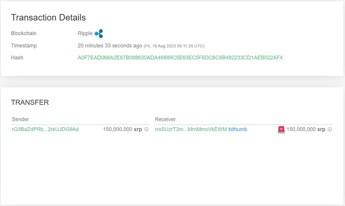Significant XRP Purchase: Whale Transaction Sparks Market Speculation Significant XRP Purchase: Whale Transaction Sparks Market Speculation