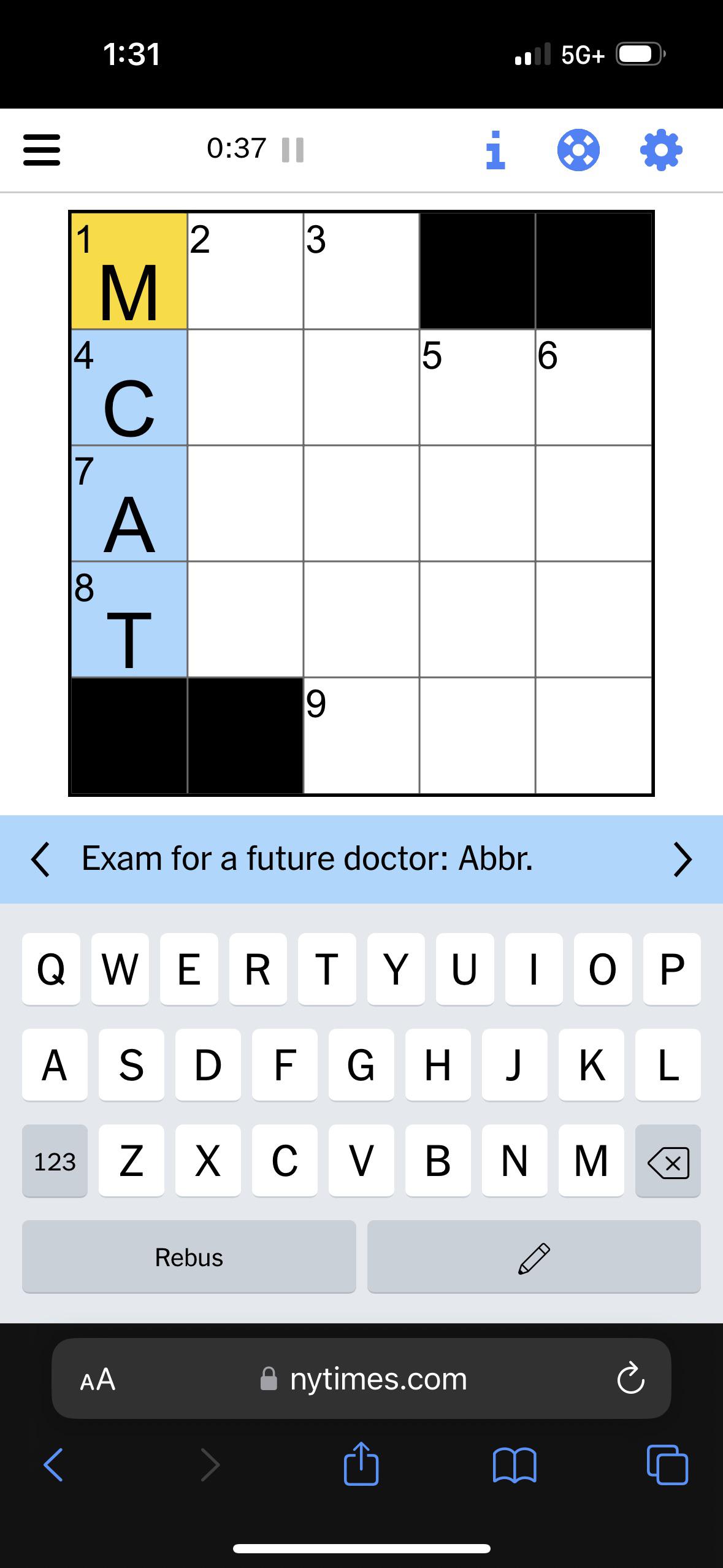 Solve The NYT Mini Crossword Puzzle For March 18 Solve The NYT Mini Crossword Puzzle For March 18