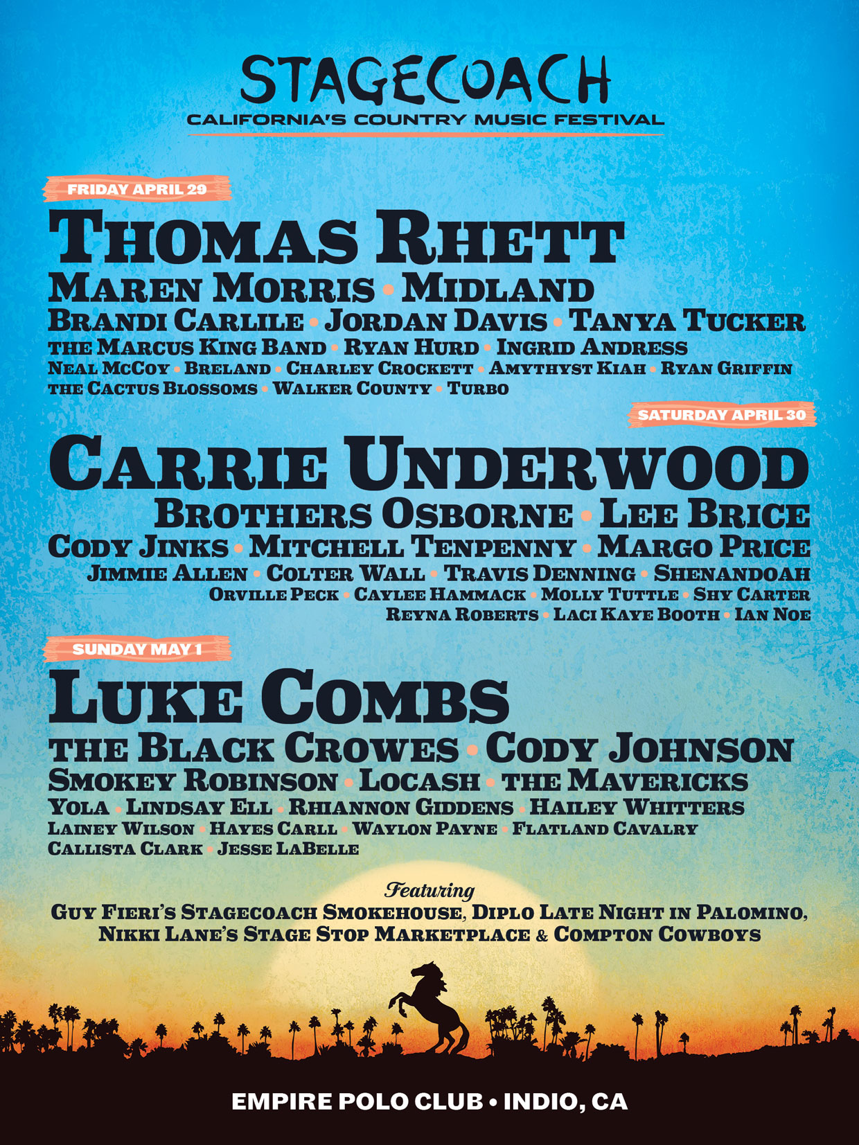 Stagecoach 2025: A Preview Of The Country, Pop, And Desert Nights Lineup Stagecoach 2025: A Preview Of The Country, Pop, And Desert Nights Lineup