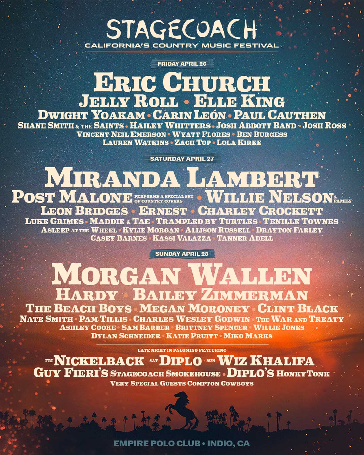 Stagecoach Country Music Festival 2025: Lineup, Tickets & More Stagecoach Country Music Festival 2025: Lineup, Tickets & More