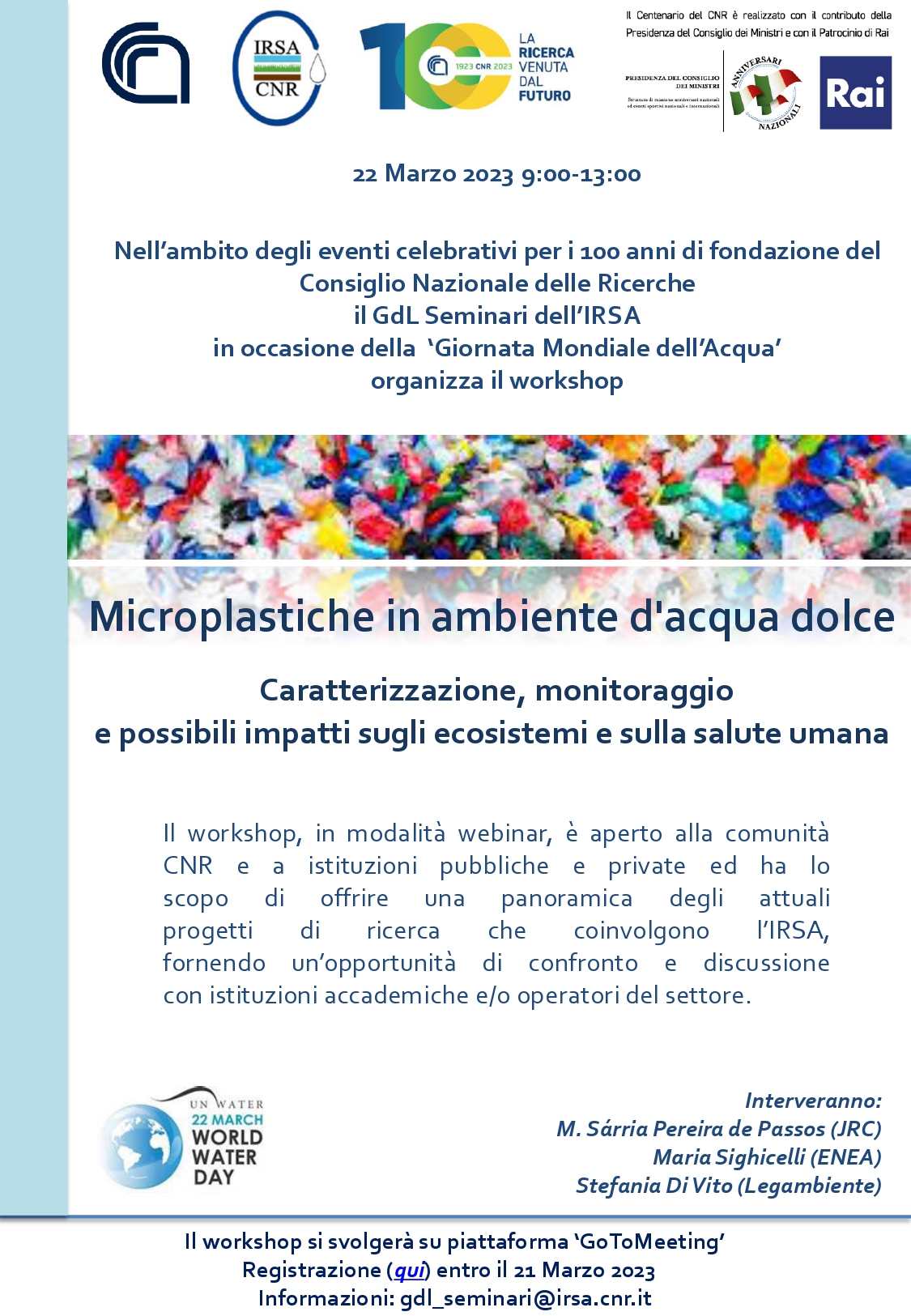 Studio Sulla Distribuzione Delle Microplastiche Nelle Acque Studio Sulla Distribuzione Delle Microplastiche Nelle Acque