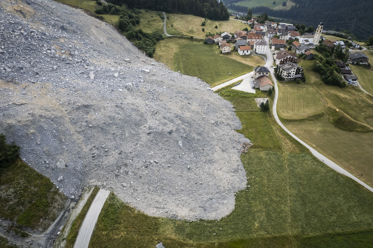 Swiss Alpine Village Evacuates Livestock Due To Landslide Risk Swiss Alpine Village Evacuates Livestock Due To Landslide Risk
