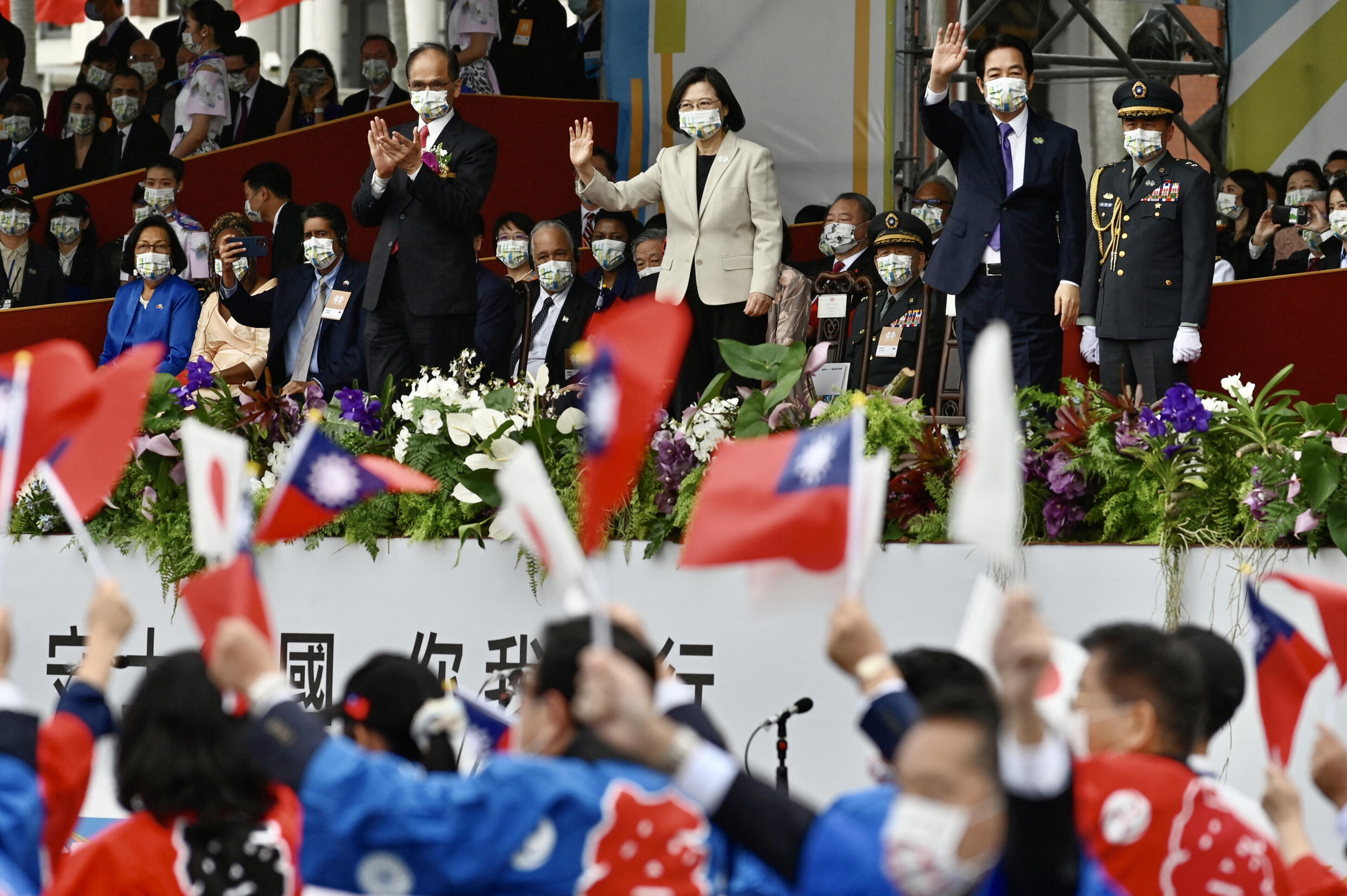 Taiwan's Lai Issues Stark Warning About Totalitarianism On VE Day Taiwan's Lai Issues Stark Warning About Totalitarianism On VE Day