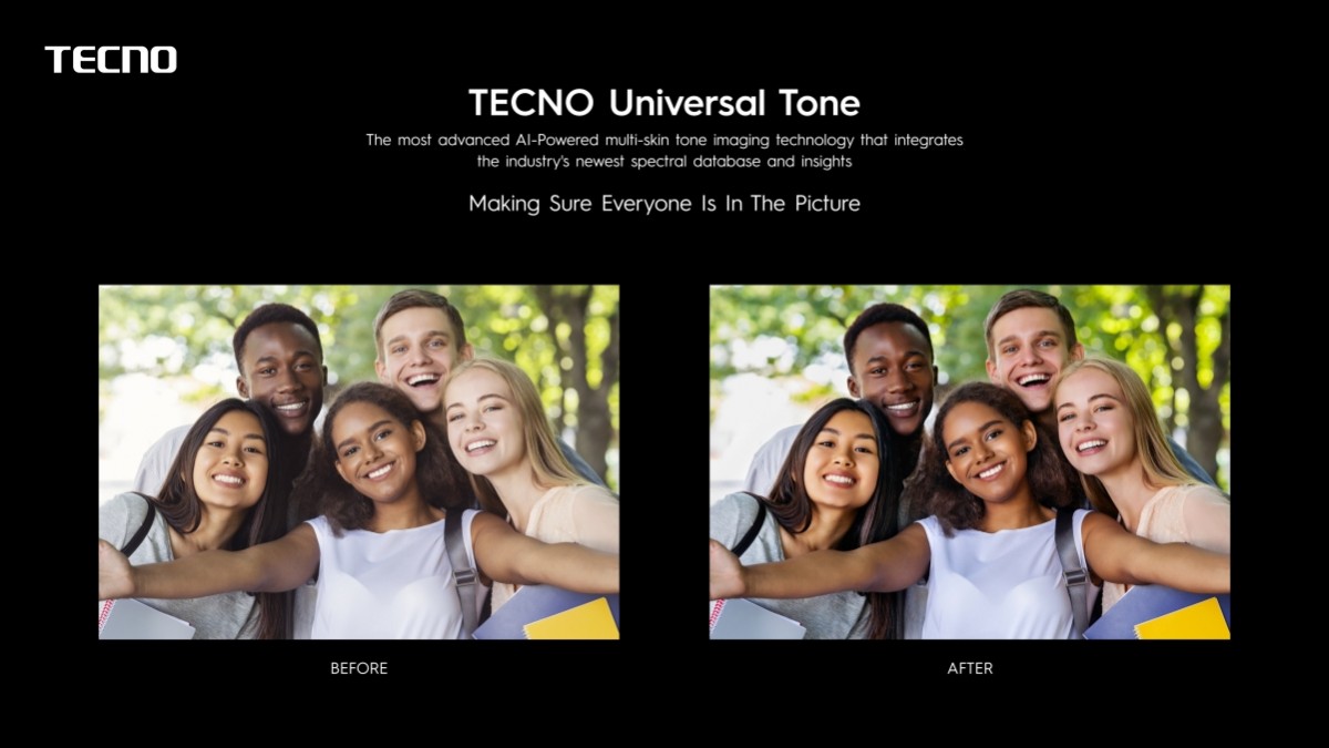 TECNO Universal Tone 重磅升级:多肤色色卡与算法的双重突破 TECNO Universal Tone 重磅升级:多肤色色卡与算法的双重突破