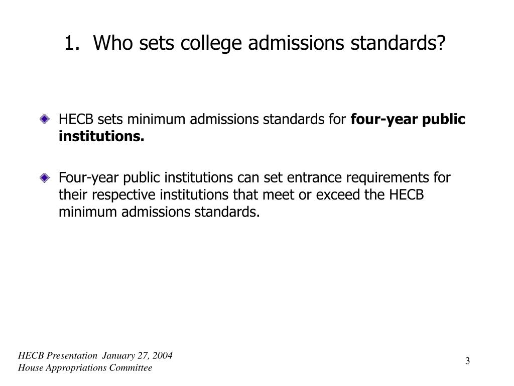 The Ongoing Debate: College Admissions, Standards, And Diversity The Ongoing Debate: College Admissions, Standards, And Diversity