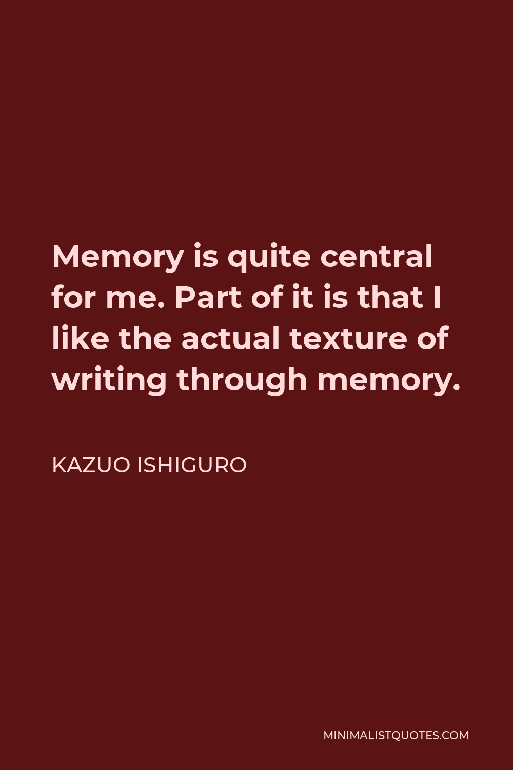The Role Of Memory In Kazuo Ishiguro's Fiction: A Critical Analysis The Role Of Memory In Kazuo Ishiguro's Fiction: A Critical Analysis