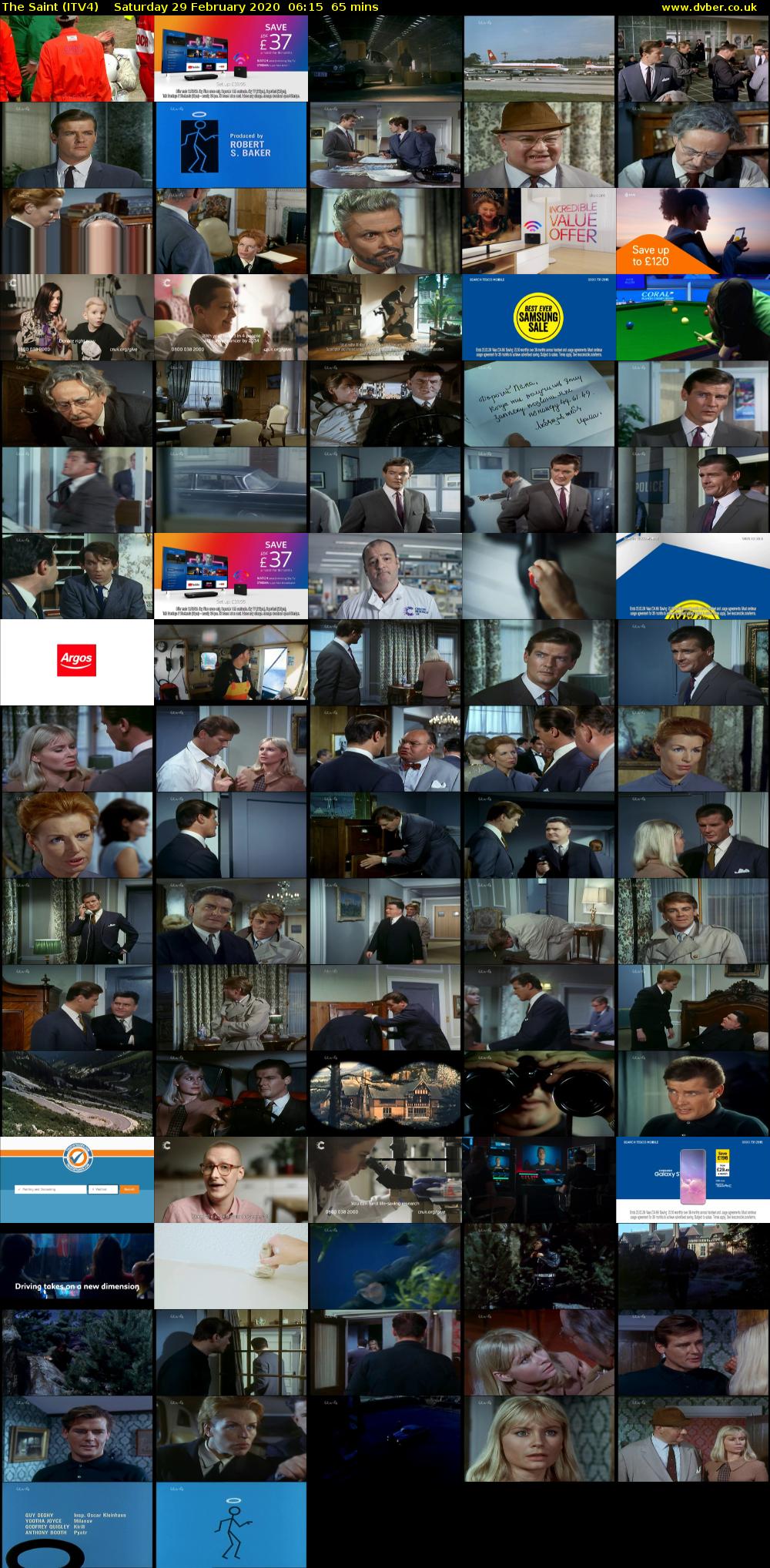 The Saint On ITV4: Episode Guide And Schedule