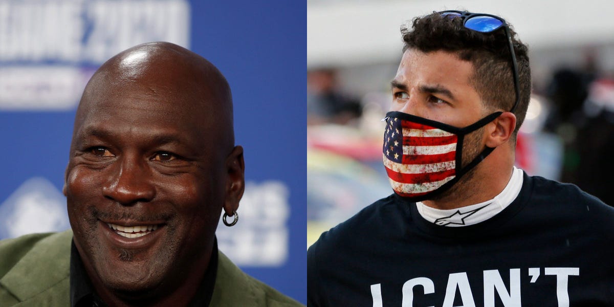 The Two Texts Michael Jordan Always Sends Bubba Wallace The Two Texts Michael Jordan Always Sends Bubba Wallace