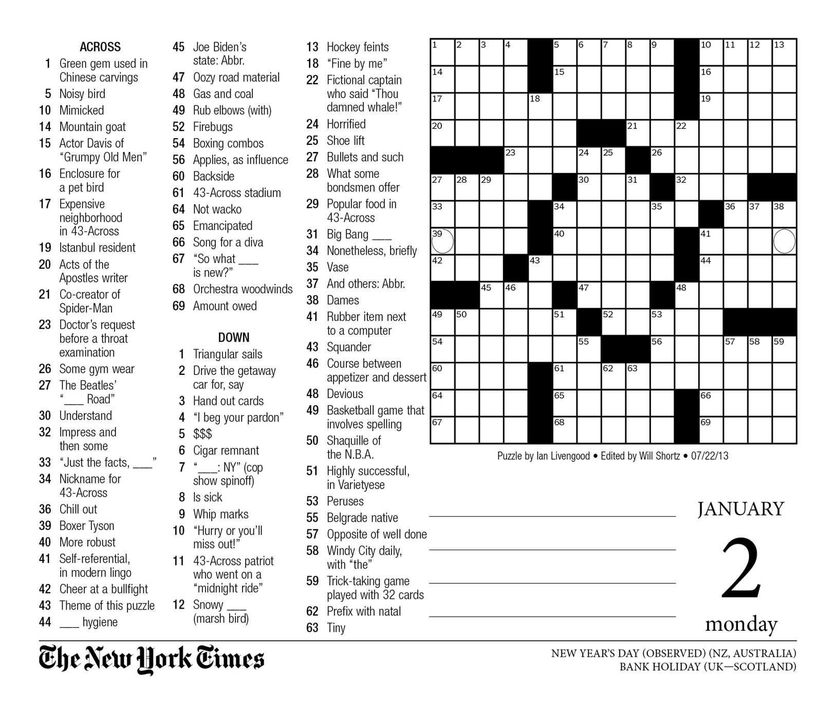 Today's NYT Mini Crossword Solutions (February 25th) Today's NYT Mini Crossword Solutions (February 25th)