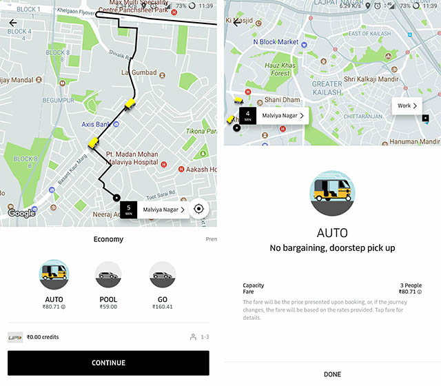 Uber Auto Service: Adapting To The Cash-Only System Uber Auto Service: Adapting To The Cash-Only System