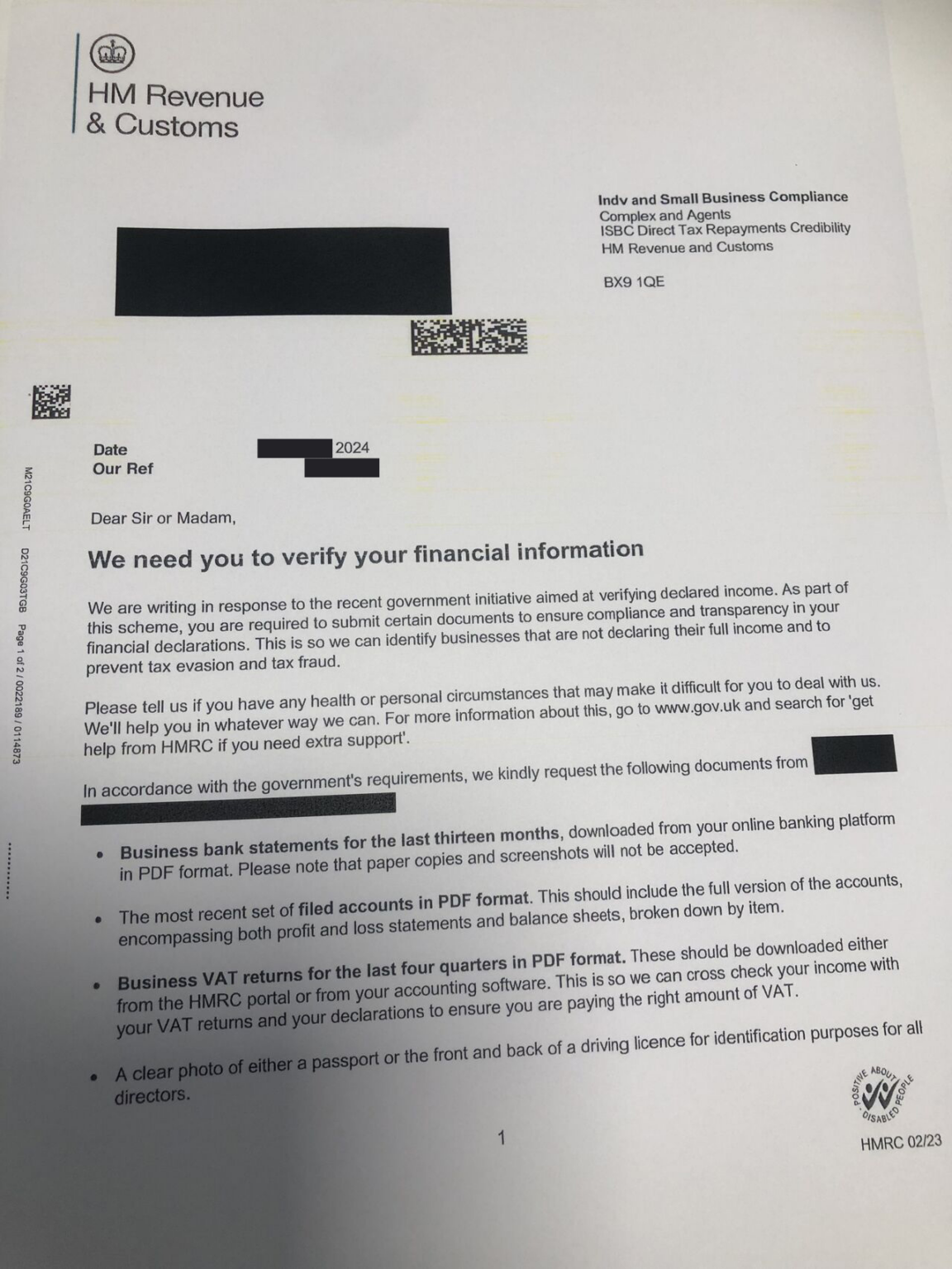 UK Households: Don't Ignore New HMRC Letters