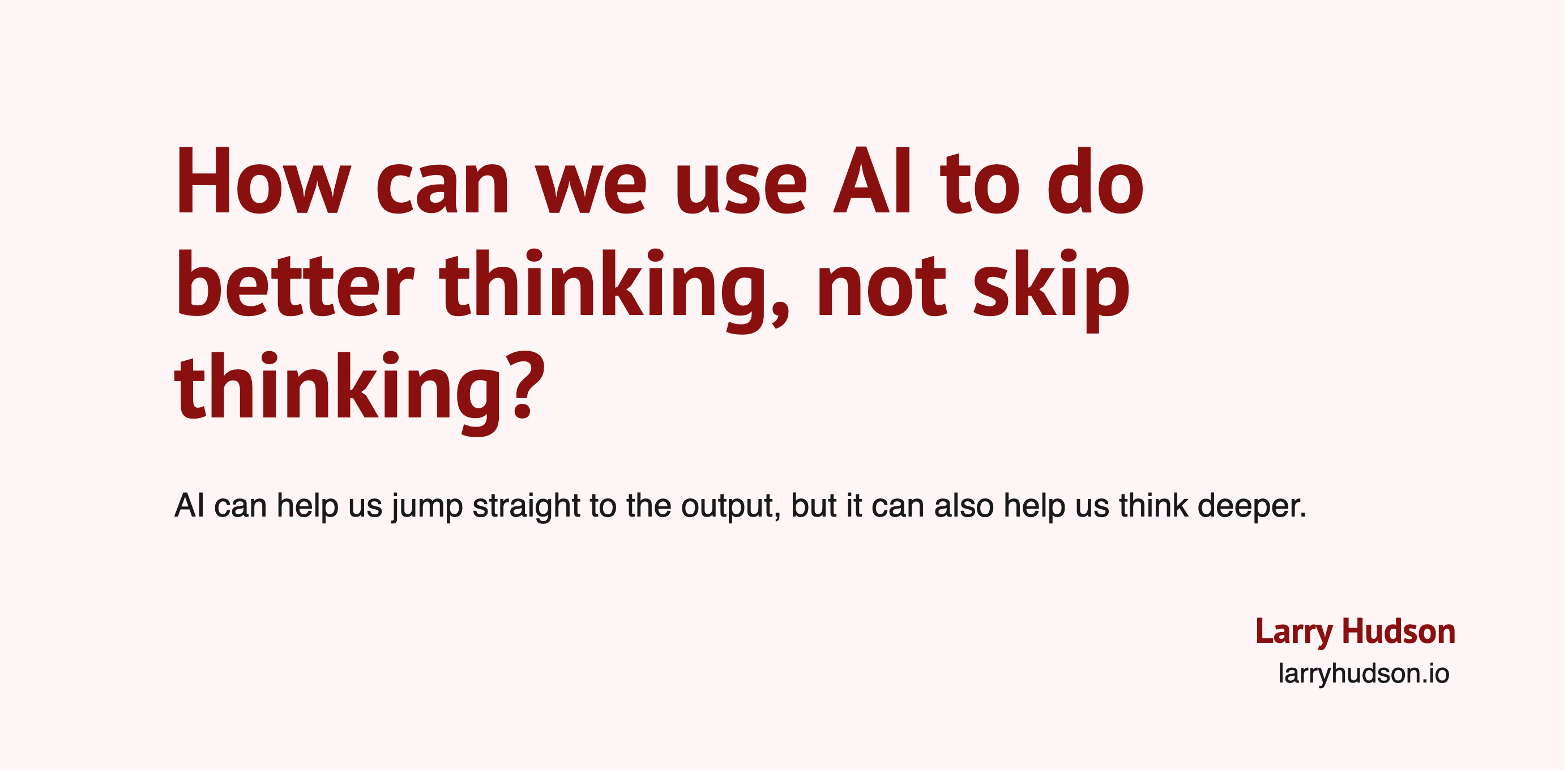 We Now Know How AI We Now Know How AI