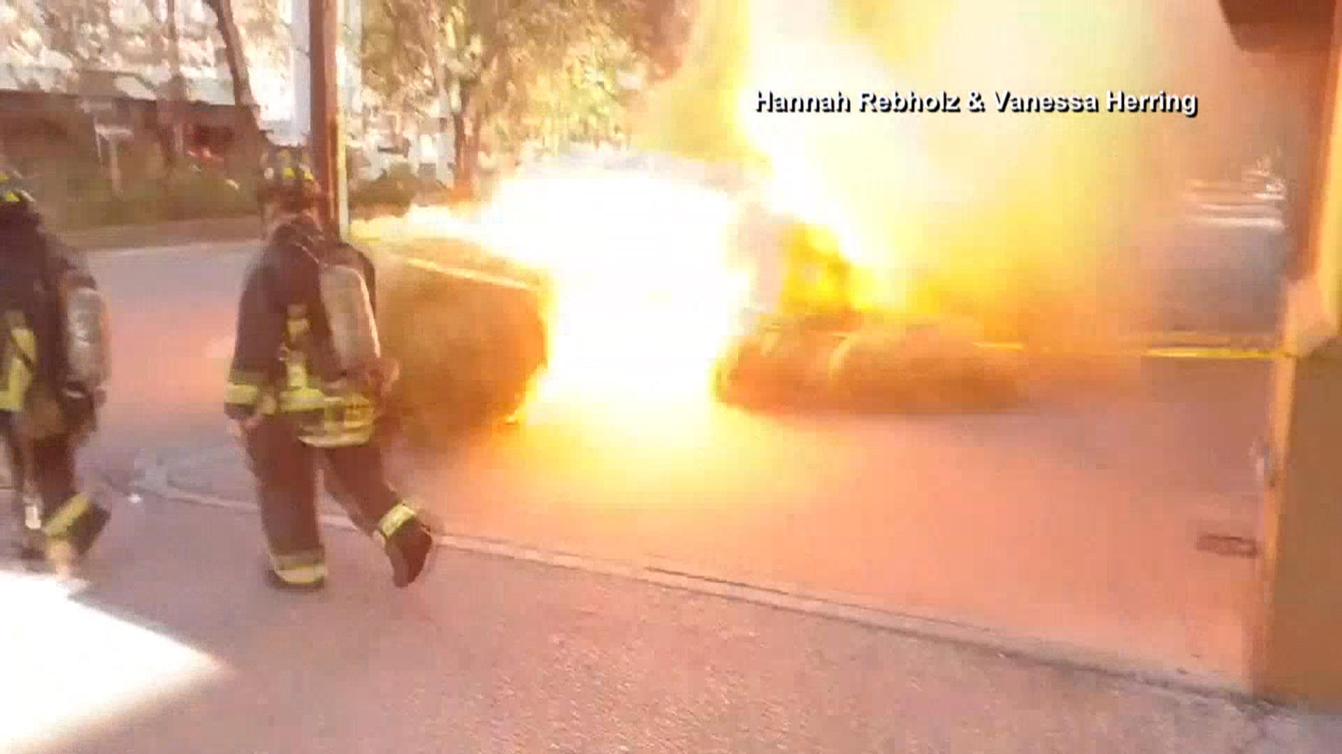 Woman, Children Survive Terrifying Manhole Explosion Woman, Children Survive Terrifying Manhole Explosion
