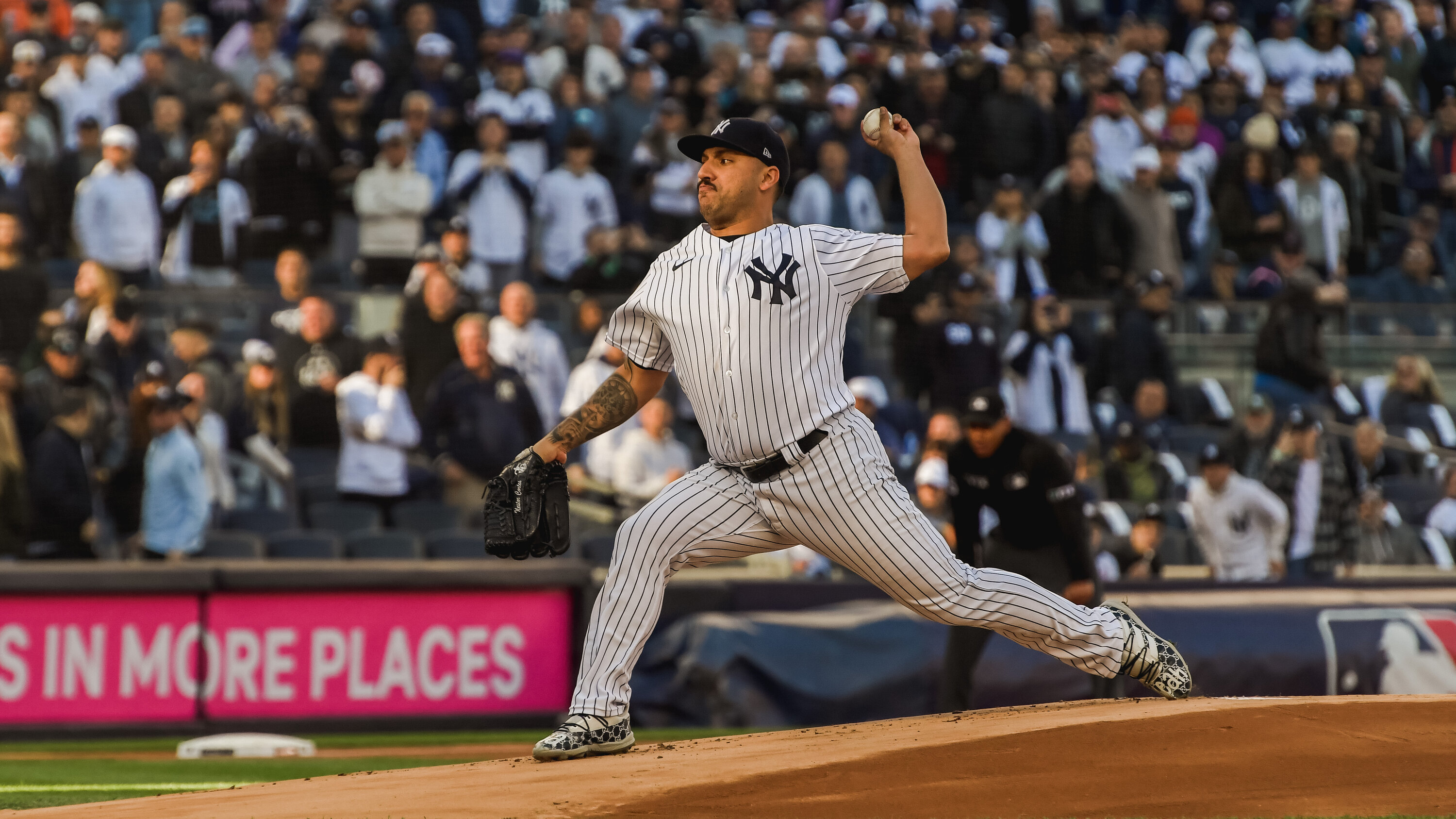 Yankees' Cortes Throws Scoreless Inning Against Reds Yankees' Cortes Throws Scoreless Inning Against Reds